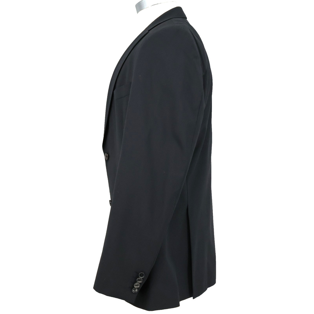 Hugo Boss Sport Coat Mens 42L Black Gray Wool Micro Plaid Jacket Preppy Career - Picture 6 of 16
